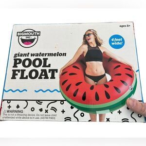 BigMouth Giant Watermelon Pool Ring Float Tube New